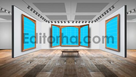 موکاپ گالری موزه4