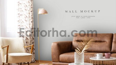 موکاپ کاغذ دیواری