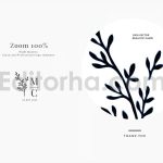 دانلود فایل لایه باز لوگو دعوتنامه عروسی Wedding logo Vol 2