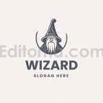دانلود فایل لایه باز لوگوی جادوگر Wizard Logo
