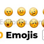 دانلود پروژه آماده افترافکت: آیکون ایموجی Emoji Icons