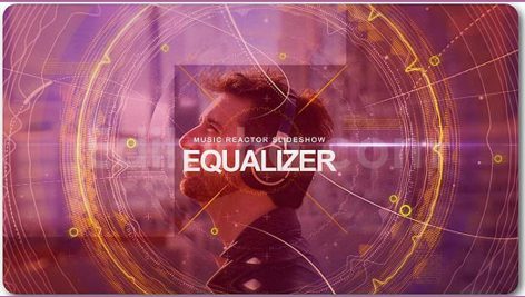 پروژه آماده افترافکت: اسلایدشو اکولایزر موزیک Equalizer Music Slideshow