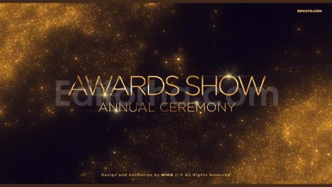 پروژه آماده افترافکت: افتتاحیه جشنواره های اهدای جایزه Awards Trailer