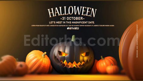 پروژه افترافکت: اینترو ترسناک هالووین Halloween