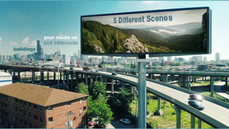 پروژه آماده افترافکت: بیلبورد تبلیغاتی شهری Billboard Ads