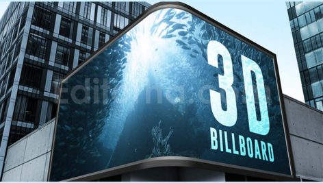 پروژه آماده افترافکت: موکاپ بیلبورد 3 بعدی 3D Billboard Mockup