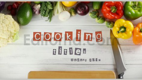 دانلود پروژه آماده افترافکت: تایتل آشپزی Cooking Titles