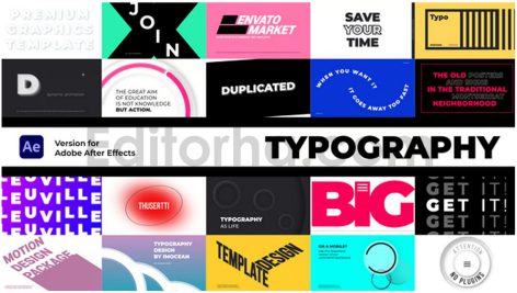 پروژه افترافکت: تایپوگرافی Typography