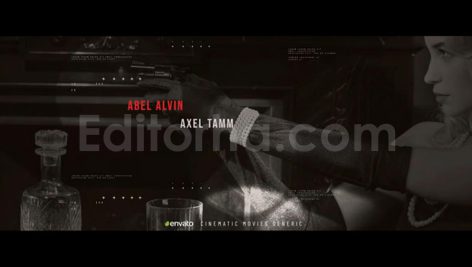 پروژه افترافکت: تیتراژ فیلم Movie Titles