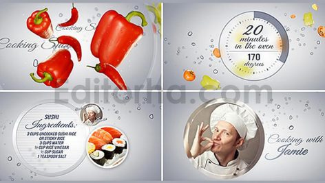 دانلود پروژه آماده افترافکت: برنامه آشپزی Cooking Show