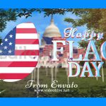 پروژه افترافکت: لوگوموشن روز پرچم Flag Day Logo