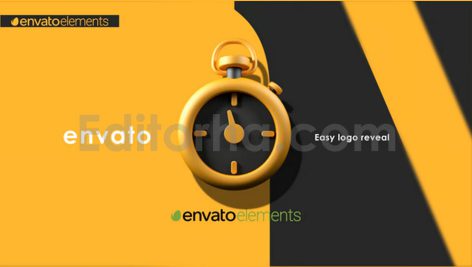 دانلود پروژه آماده افترافکت: لوگو موشن ثانیه شمار همراه با موسیقی Stopwatch Logo