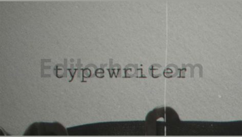 دانلود پروژه آماده افترافکت: ماشین تحریر Typewriter | After Effects Template