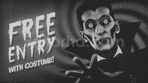 پروژه افترافکت: اینترو ترسناک هالووین Halloween