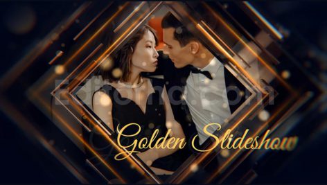 پروژه آماده داوینچی ریزالو: اسلایدشو طلایی لوکس Golden Slideshow
