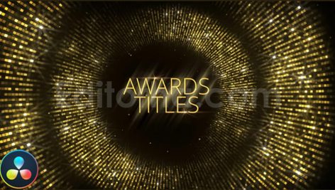 پروژه آماده داوینچی ریزالو: تایتل اعلام جوایز جشنواره Awards Titles