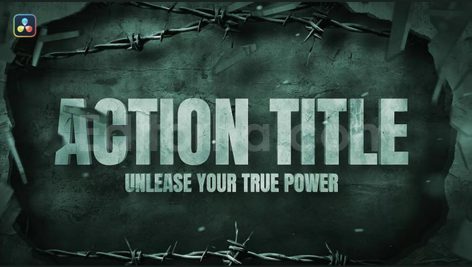 دانلود پروژه داوینچی ریزالو: تیتراژ اکشن با تایتل Action Title Pro