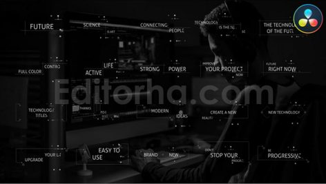 دانلود پروژه آماده داوینچی ریزالو: تایتل و متن علمی همراه با موسیقی