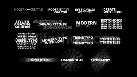 پروژه داوینچی ریزالو: تایپوگرافی Kinetic Typography