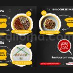 دانلود پروژه آماده داوینچی ریزالو: نمایش منو غذا Food Menu Slideshow