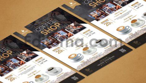 لایه باز تراکت تبلیغاتی کافی شاپ4