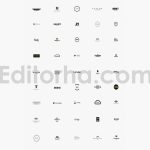 دانلود فایل لایه باز پک 100طرح لوگو مینیمال 100 Minimal Logos