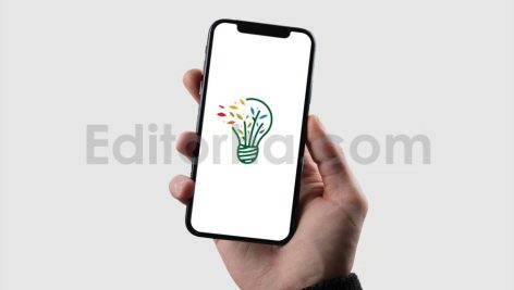 دانلود فایل لایه باز لوگو با طرح لامپ و طبیعت Bulb Leaf Tree Logo