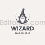 دانلود فایل لایه باز لوگوی جادوگر Wizard Logo