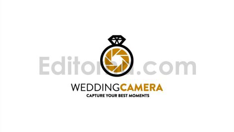 دانلود فایل لایه باز لوگو حلقه ازدواج Wedding Ring Camera