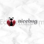 دانلود فایل لایه باز لوگو ساده با طرح کفشدوزک Nicebug Logo Template