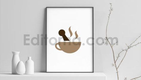 دانلود فایل لایه باز لوگو طب سنتی Medical Coffee Mortar Pestle Logo