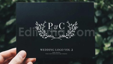 دانلود فایل لایه باز لوگو دعوتنامه عروسی Wedding logo Vol 2