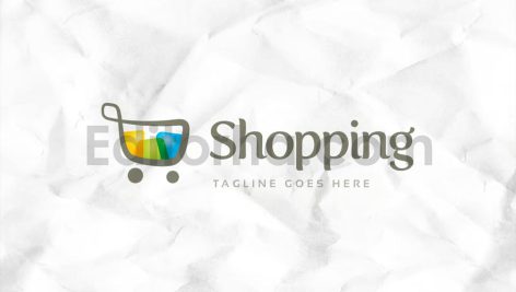 دانلود فایل لایه باز لوگو فروشگاه اینترنتی Infinity Shop Logo Template