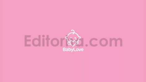 دانلود فایل لایه باز لوگو فروشگاه کودک و نوزاد Baby Love Logo