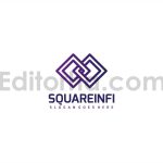 دانلود فایل لایه باز لوگو مربع بی نهایت Square Infinite Logo