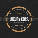 دانلود فایل لایه باز 12 برچسب و لوگو کلاسیک 12 Vintage Logos & Badges