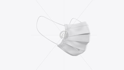 دانلود موکاپ ماسک پزشکی Medical Face Mask Mockup