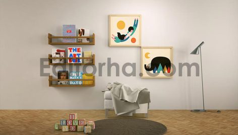 موکاپ اتاق کودک10