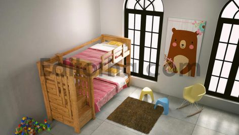 موکاپ اتاق کودک10