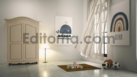 موکاپ اتاق کودک11