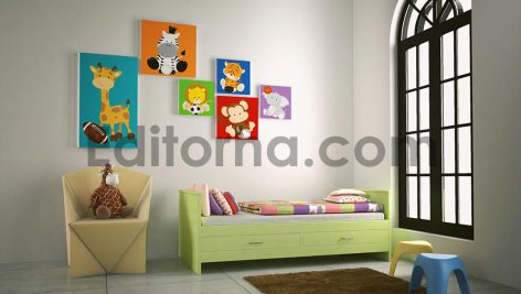 موکاپ اتاق کودک13