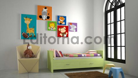 موکاپ اتاق کودک16