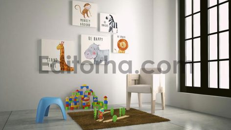 موکاپ اتاق کودک3