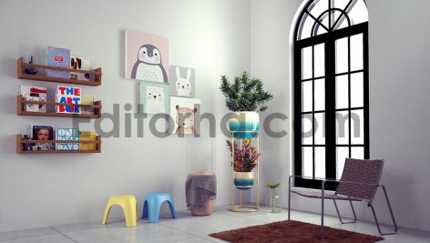 موکاپ اتاق کودک9