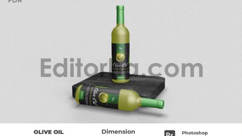 موکاپ بطری روغن زیتون1