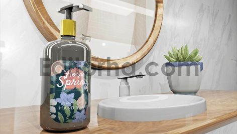 موکاپ بطری صابون1