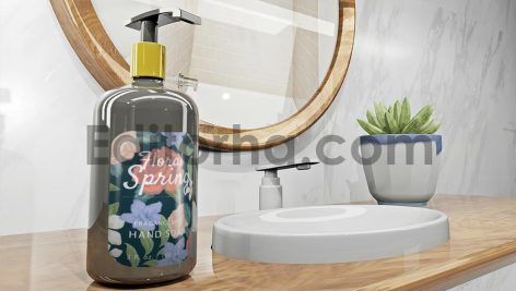 موکاپ بطری صابون2