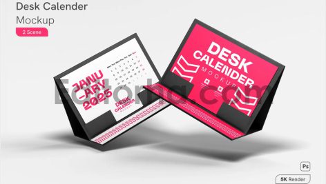 موکاپ تقویم رومیزی1