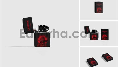 موکاپ فندک فلزی1