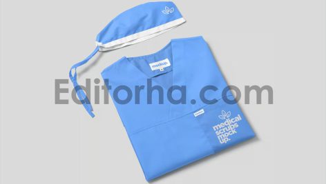 موکاپ لباس پزشکی8